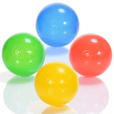 LCP Kids 100 pièces de balles de piscine colorées en plastique I Sans plastifiants pour bébés & enfants á partir d'un mois