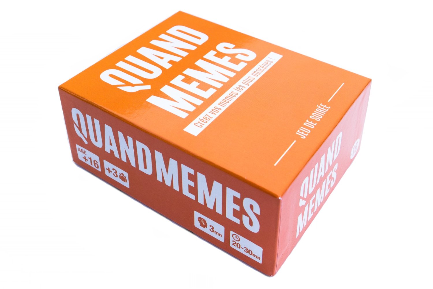 Asmodee- Quand Memes, QM01FR, Jeu D'ambiance