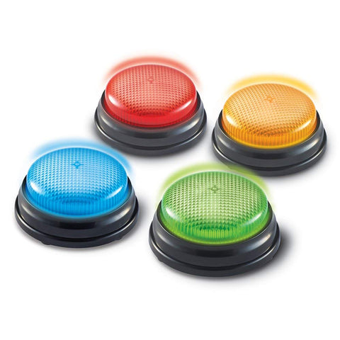 Learning Resources Buzzers Sons/Lumière - Jeu de 4