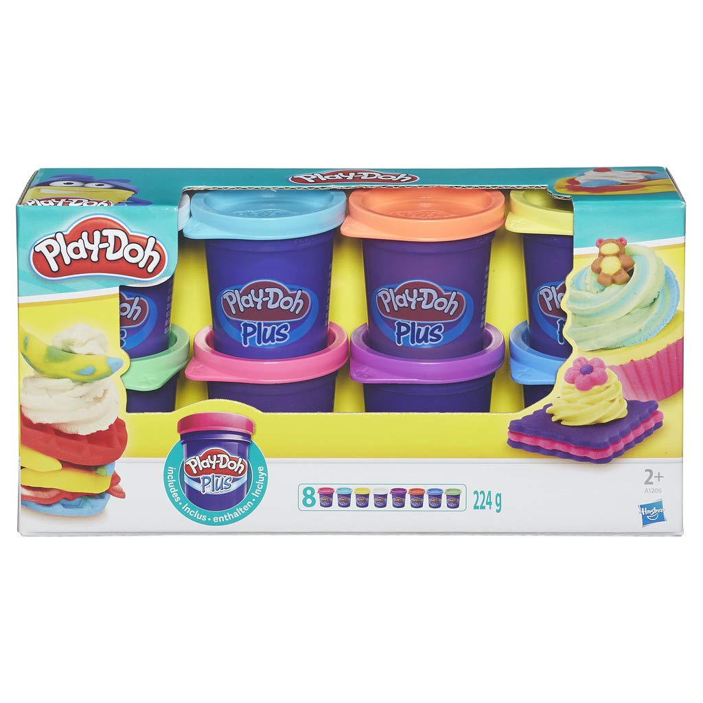 Play-Doh – 8 pots de Pate A Modeler Play-Doh Plus - 56 g chacun