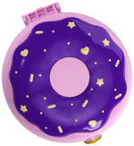 Polly Pocket Coffret Univers Soirée Pyjama Donuts, 2 mini-figurines, accessoires, autocollants et surprises cachées, jouet enfant, édition 2019, GDK82