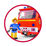 Smoby - Sam le Pompier - Camion Pompier Jupiter Sons et Lumières + 1 Figurine