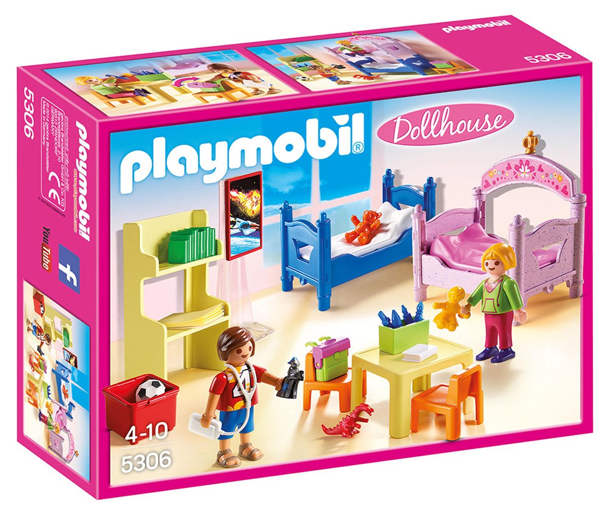 Playmobil - 5306 - Chambre d'enfants avec lits superposés