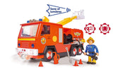 Smoby - Sam le Pompier - Camion Pompier Jupiter Sons et Lumières + 1 Figurine