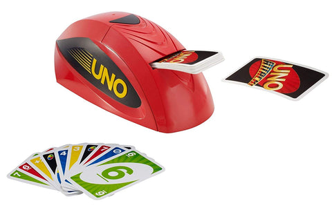 Uno Extreme Jeu de Société et de Cartes avec Distributeur de Cartes, V9364