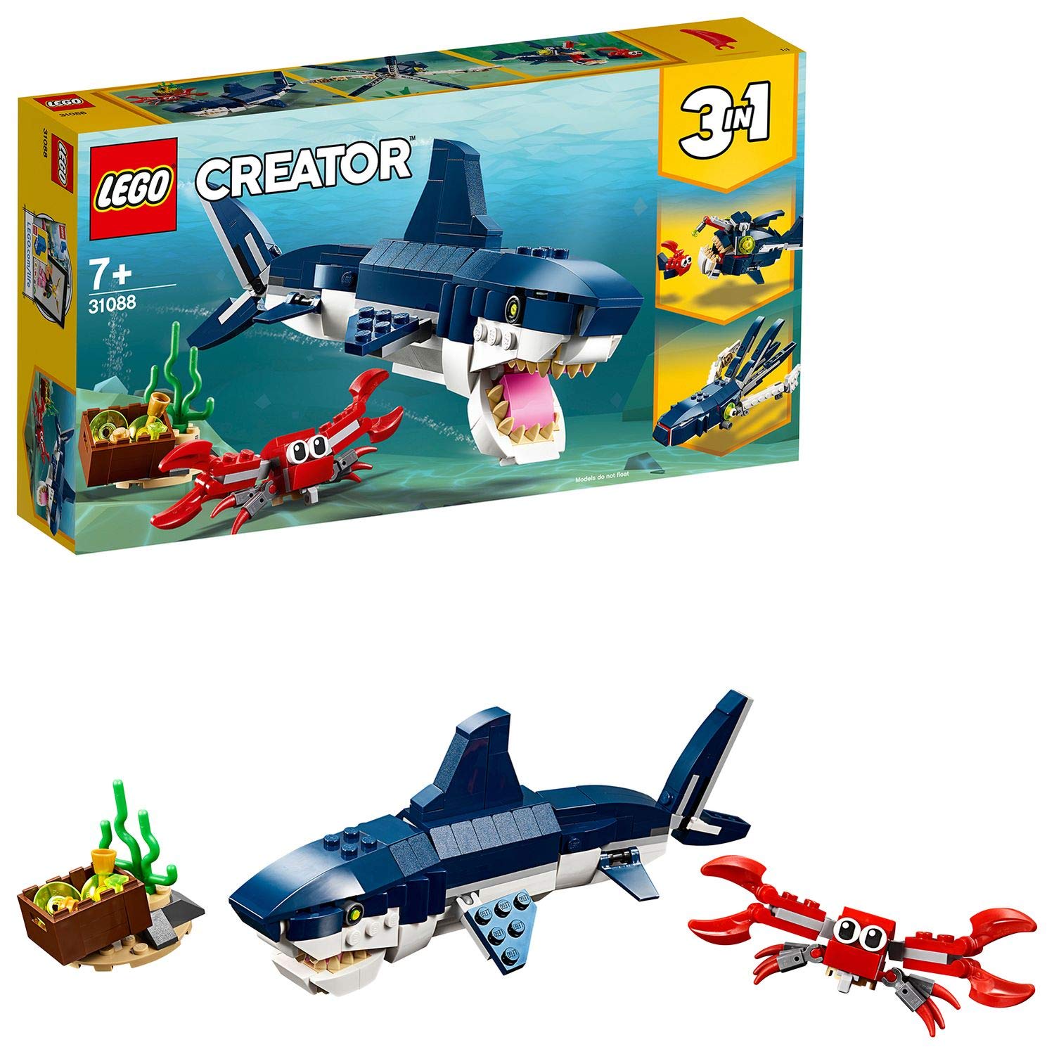 LEGO Creator - Les créatures sous-marines - 31088 - Jeu de construction