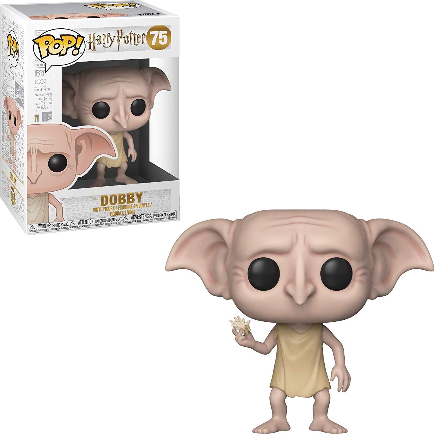 Funko- Figurines Pop Vinyl: Harry Potter S5: Dobby Snapping His Fingers Collectible Figure, 35512, Multcolour