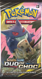 Pokemon- Modèle aléatoire Booster Soleil et Lune-Duo de Choc (SL09), POSL902, Cartes à Collectionner