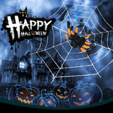 HuaYang Thrilling 75 cm peluche grande taille Spider Halloween décoration jouets créatifs accessoires -noir