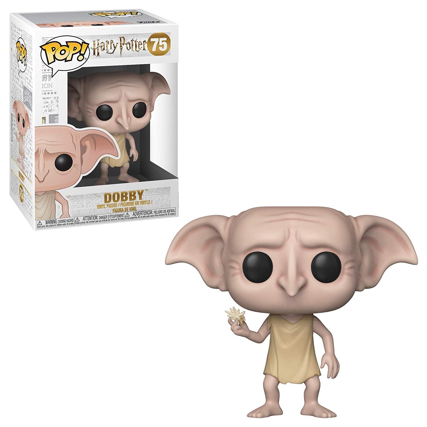 Funko- Figurines Pop Vinyl: Harry Potter S5: Dobby Snapping His Fingers Collectible Figure, 35512, Multcolour