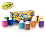 Crayola - 10 pots de peinture lavable - boîte française - Peinture et accessoires - 256325.006