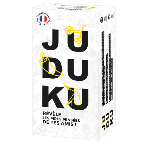 JUDUKU - Jeu de Cartes Original - Jeux de Société Adulte pour Apéro & Soirées - Edition Limitée Blanc