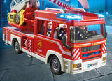 Playmobil - Camion de pompiers avec échelle pivotante - 9463
