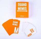 Asmodee- Quand Memes, QM01FR, Jeu D'ambiance