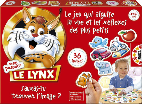 Educa - 15492 - Jeu de Réflexion - Mon Premier Lynx - 36 Images