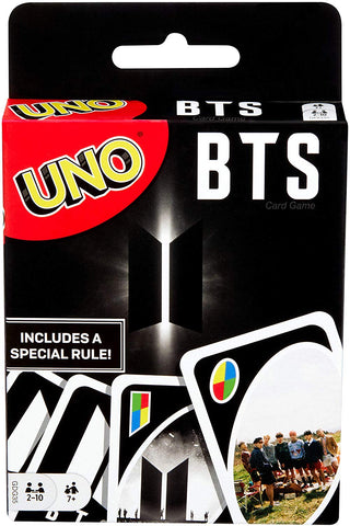 Mattel Jeu de Société et de Cartes, à l’Effigie du Membre du Groupe de K-Pop, UNO BTS, GDG35, Multicolore