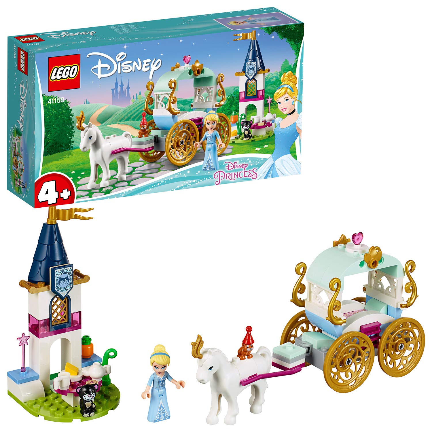 LEGO Disney PrincessTM - Le carrosse de Cendrillon - 41159 - Jeu de construction