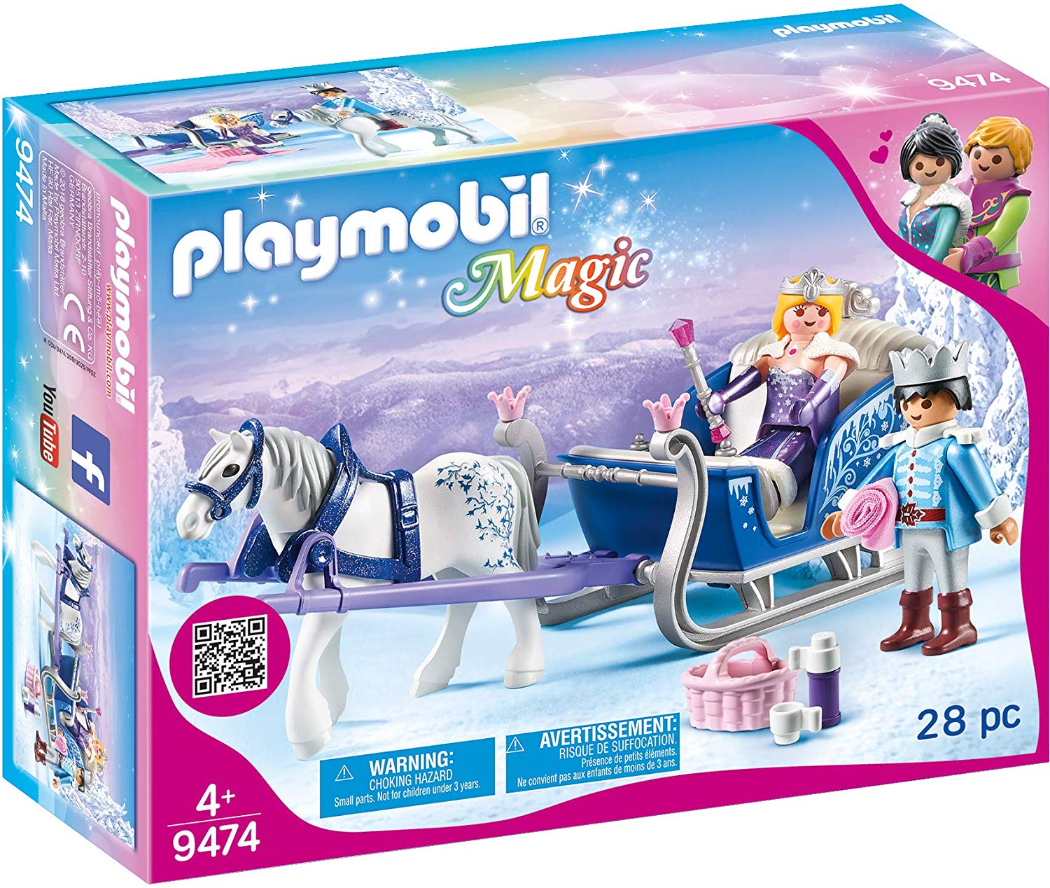 Playmobil - Couple royal et calèche - 9474