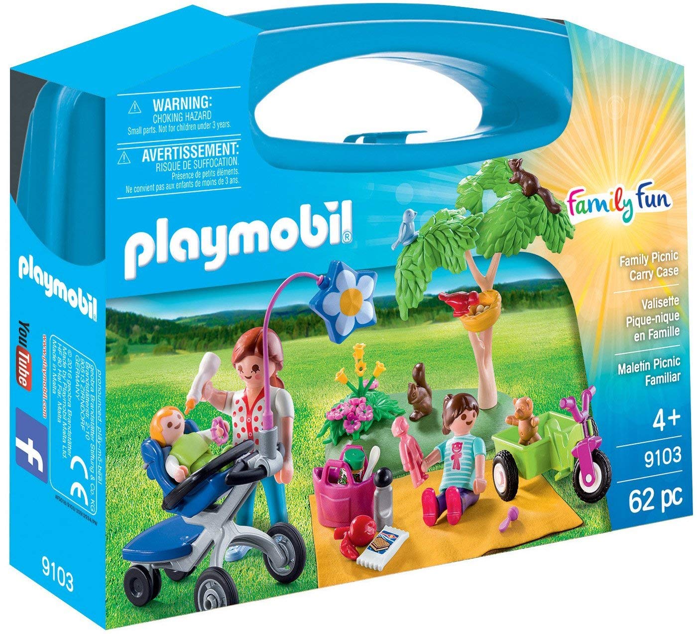 Playmobil Valisette Pique-Nique en Famille, 9103, Autre, Norme