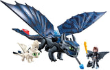 Playmobil - Krokmou et Harold avec bébé dragon - 70037