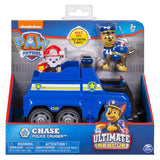 Paw Patrol - 6045905 - Jeu enfant - Véhicule + Figurine Chase Ultimate Rescue - La Pat' Patrouille